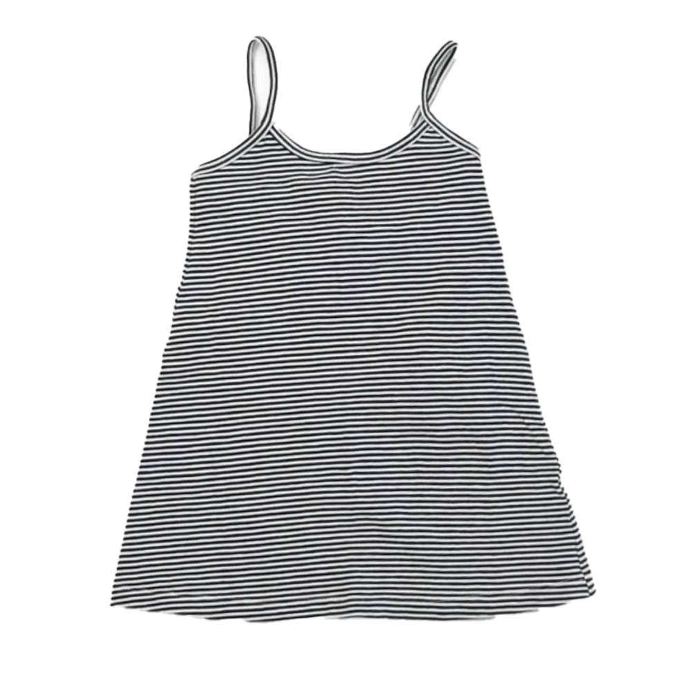 Papo d'Anjo Girls Navy Stripe Dress size: 2T